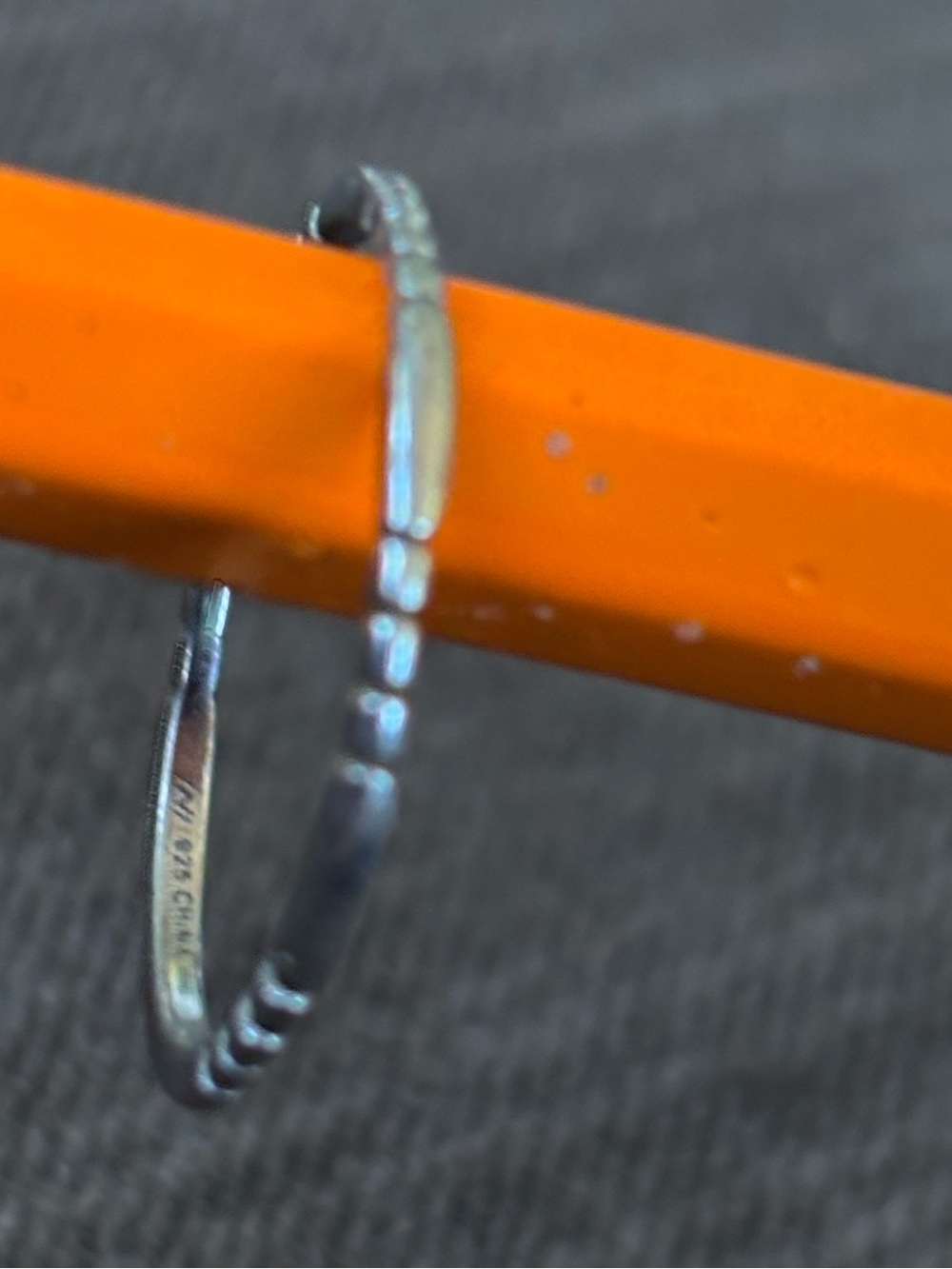 .925 STACKING RING Real solid Sterling Silver Fine Jewelry Y2K Vtg 2000s